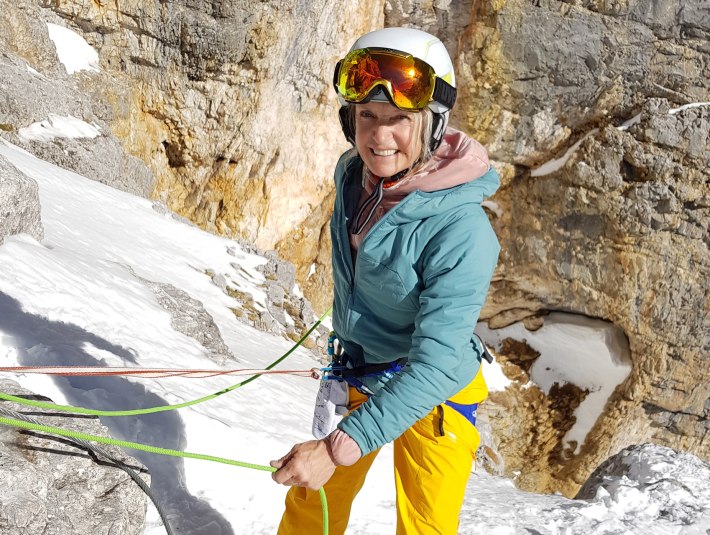 Gudrun Weikert, Bergsteigerin & Bergführerin aus Geretsried, © Gudrun Weikert, Foto Andreas Gröger