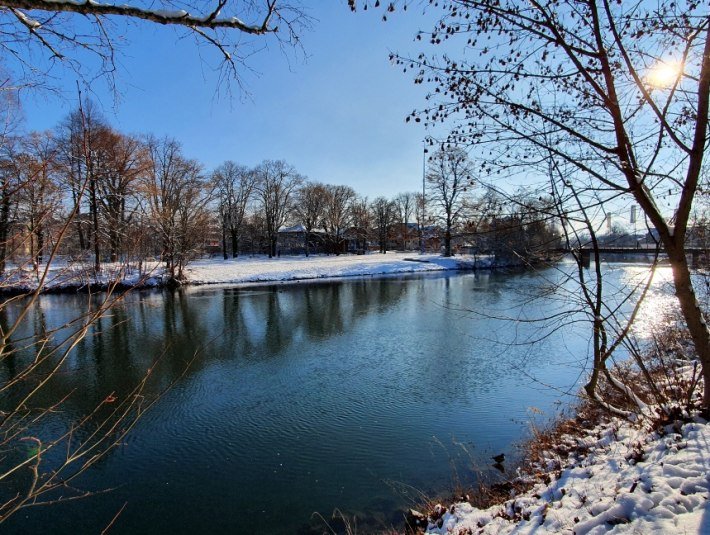 Blick auf die Loisach und die Alte Flo&szlig;l&auml;nde, &copy; Unbekannt