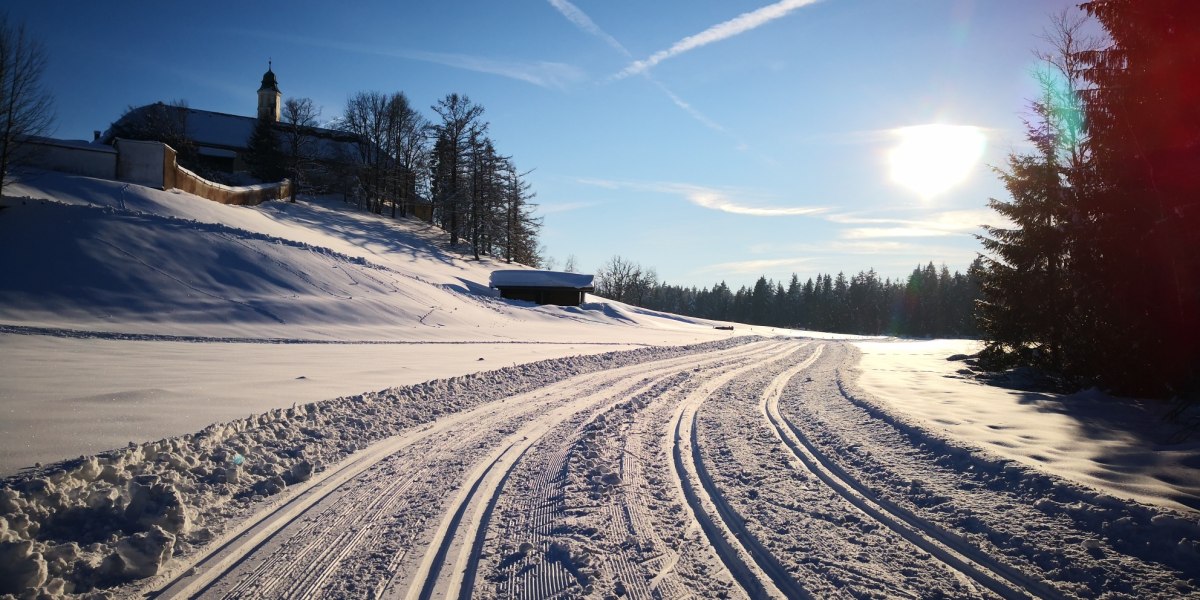 Loipe Bad Tölz, Sachsenkam, Kloster Reutberg, © Tölzer Land Tourismus