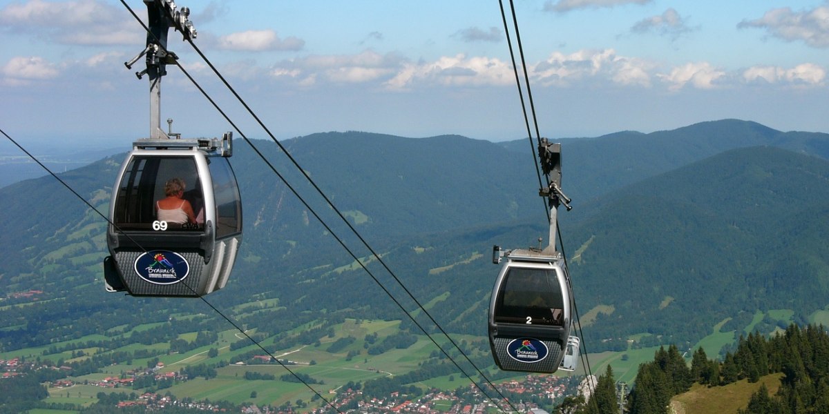 Die Brauneck-Bergbahn in Lenggries, © Tölzer Land Tourismus