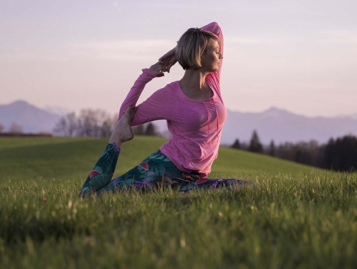 Entspannung vor dem Alpenpanorama, &copy; Michaela Griesmann