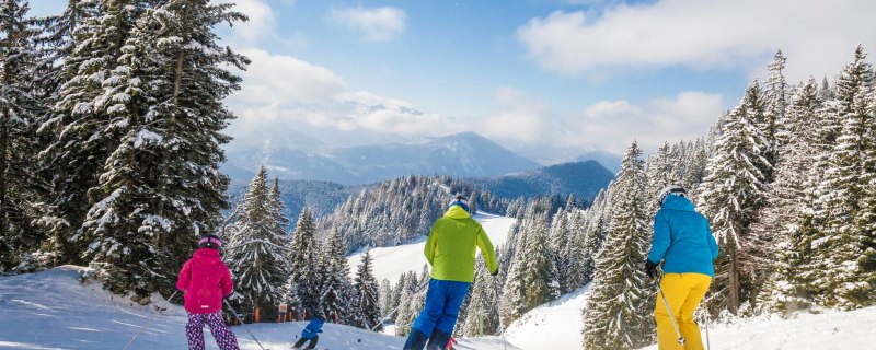 Skifahren am Brauneck - Finstermünzkessel, ab Wintersaison 2019/20 mit neuem 6-erSessellift, © (c) Tourismus Lenggries |Foto: Adrian Greiter
