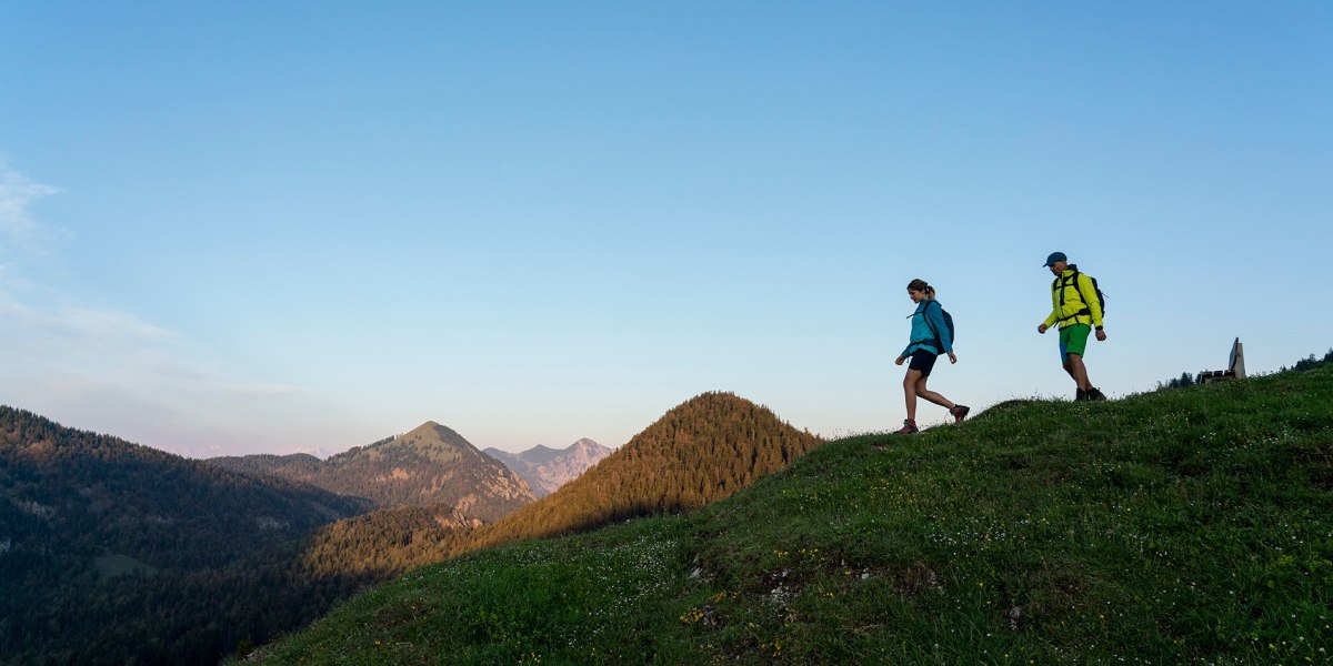 Weg zum Rabenkopf, Blick zum Jochberg, &copy; Tourist Information Kochel a. See