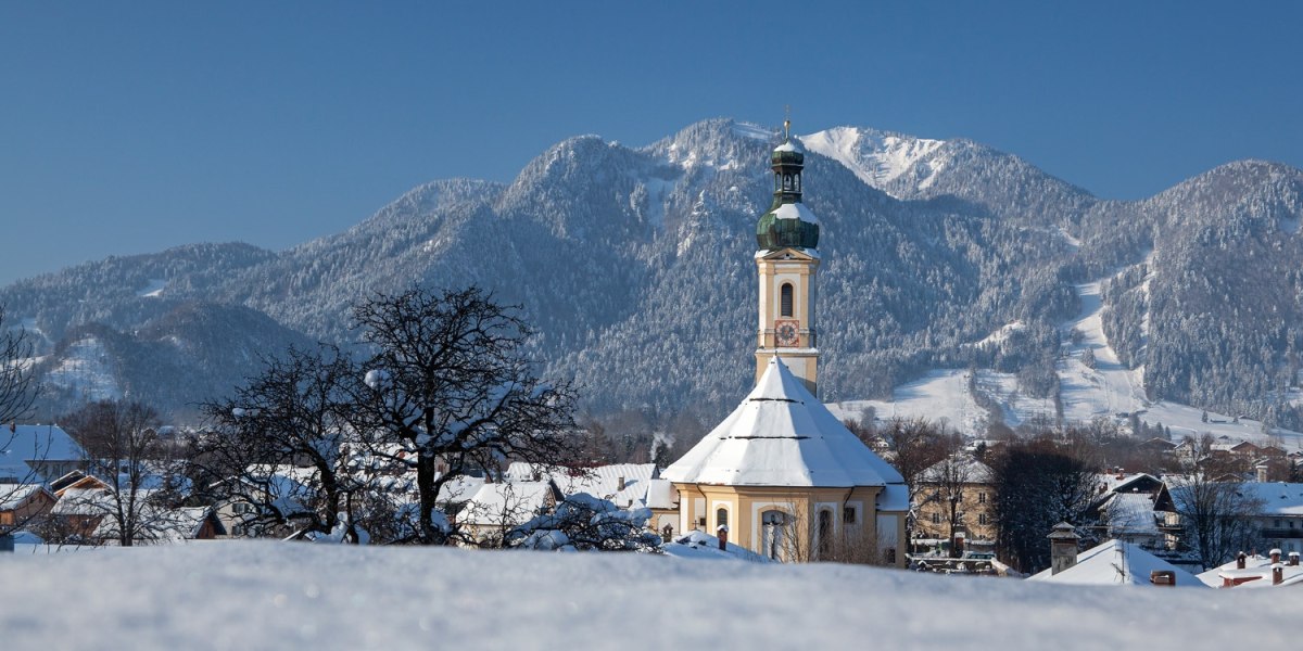 Pfarrkirche St. Jakob im Winter, &copy; Tourismus Lenggries