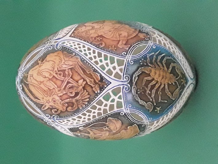 Kunstvoll verziertes Osterei, © Eierkunstmarkt|Richard Albert