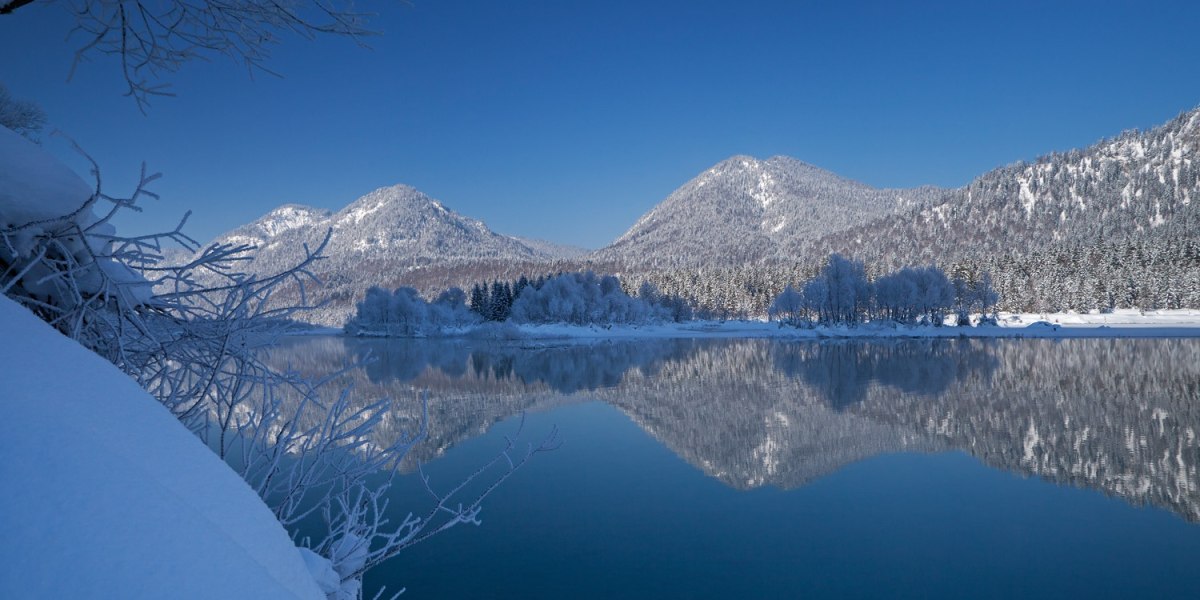Sylvensteinsee im Winter, © Tourismus Lenggries