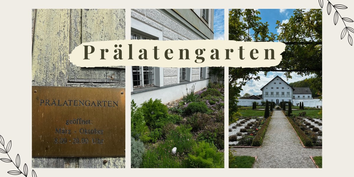 Prälatengarten Eindrücke der Kräuter 2 Go - DYI Genusstour, © Fakultät für Tourismus - Hochschule München - Digitales Marketing & Management