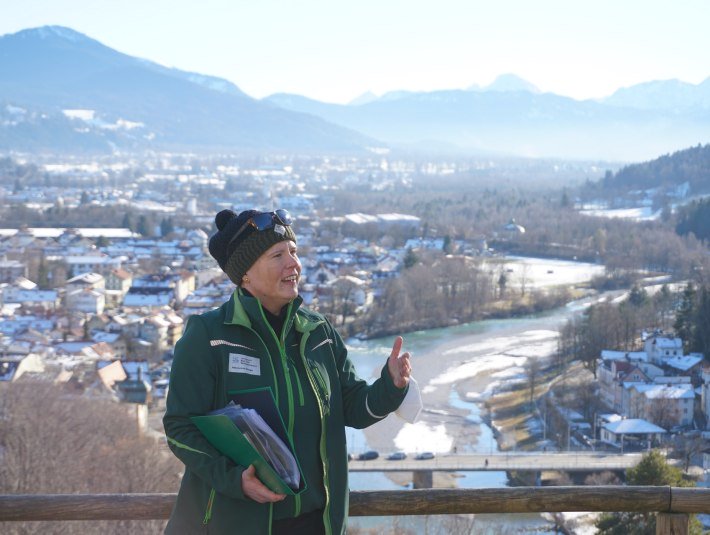 Im Winter unterwegs mit dem Ranger, © Landratsamt Bad Tölz-Wolfratshausen|S. Walter