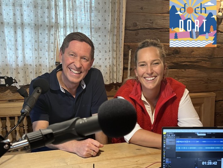 Sepp Kronwitter im Gespräch mit dochDort-Podacsterin Lisa Steinbacher, © dochDort|Lisa Steinbacher