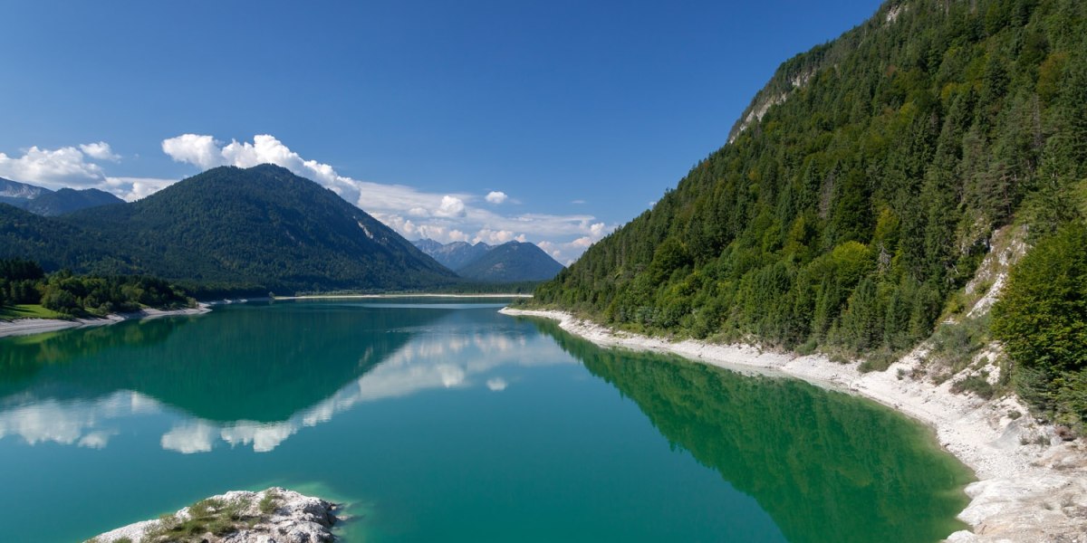 Isareinlauf Sylvensteinsee, &copy; Tourismus Lenggries