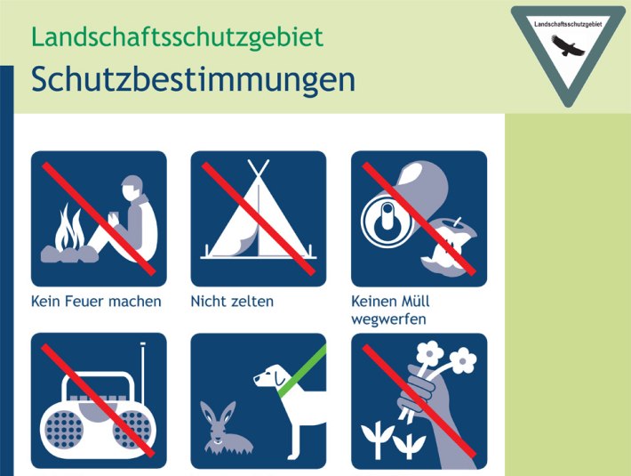 Diese Regeln gelten im Landschaftsschutzgebiet.
#Naturschutz beginnt mit Dir., © Landratsamt Bad Tölz-Wolfratshausen