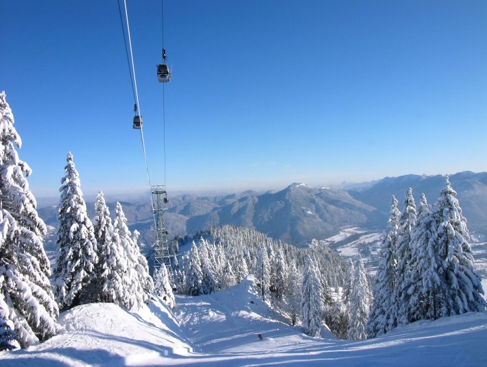 Mit der Brauneck-Bergbahn rein ins Wintervergnügen, © Tölzer Land Tourismus|K. Knirk