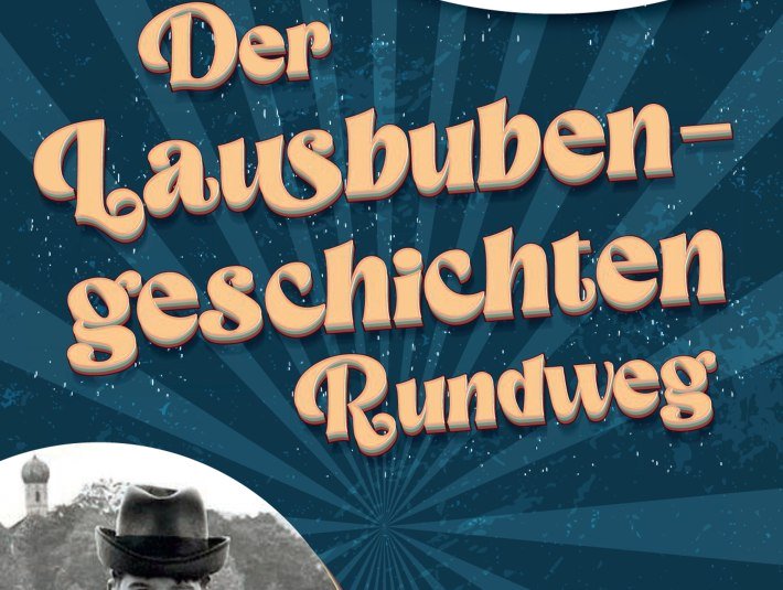 Bild mit Schauspieler Hansi Kraus in seiner Rolle bei Lausbubengeschichten, © seitzfilm.de und Gemeinde Eurasburg