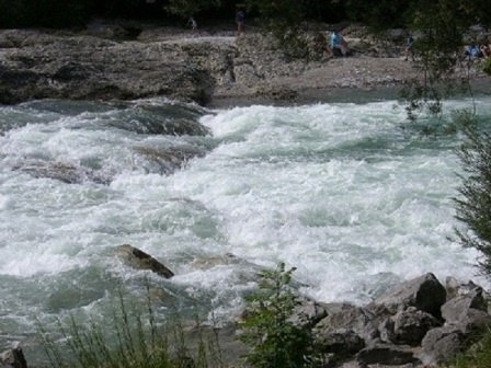 Isar Stromschnelle, © Tölzer Land Tourismus