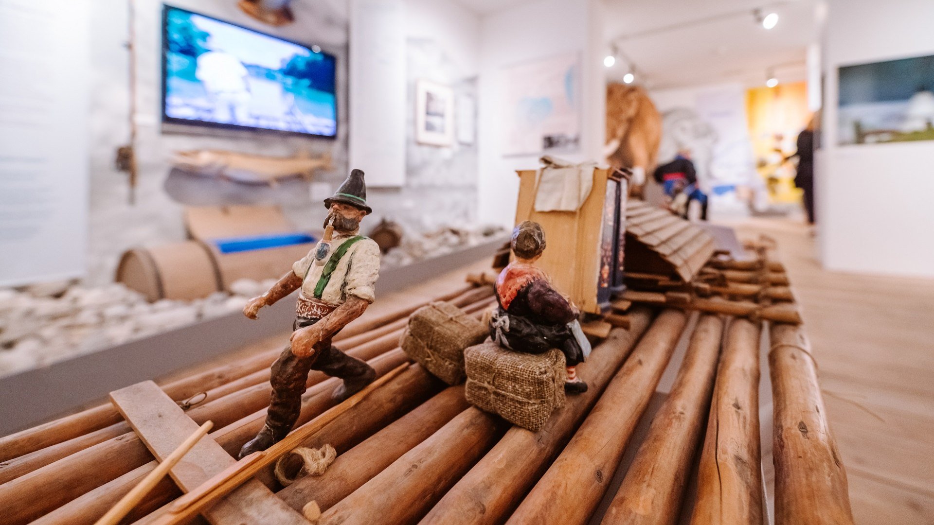 Die Fl&ouml;&szlig;erei pr&auml;gte unsere Region und ist deshalb eines der zentralen Themen in unseren Stadt- und Heimatmuseen. Dieses Fl&ouml;&szlig;ermodell ist im Stadtmuseum Bad T&ouml;lz zu finden., &copy; T&ouml;lzer Land Tourismus|Leonie Lorenz