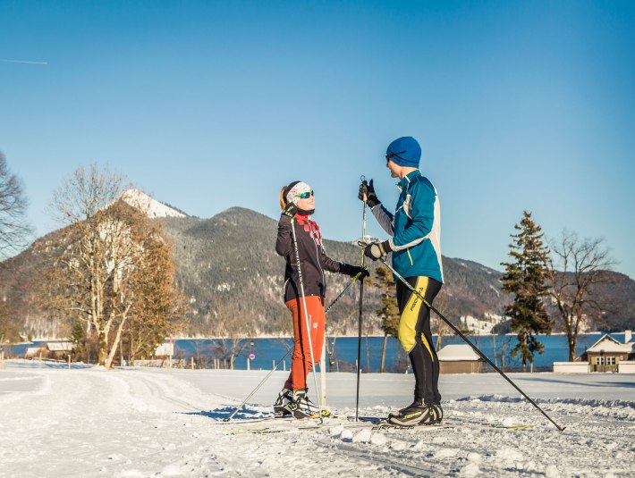 Langlauf am Walchensee, © Tourist Information Kochel a. See, Fotograf Kujat