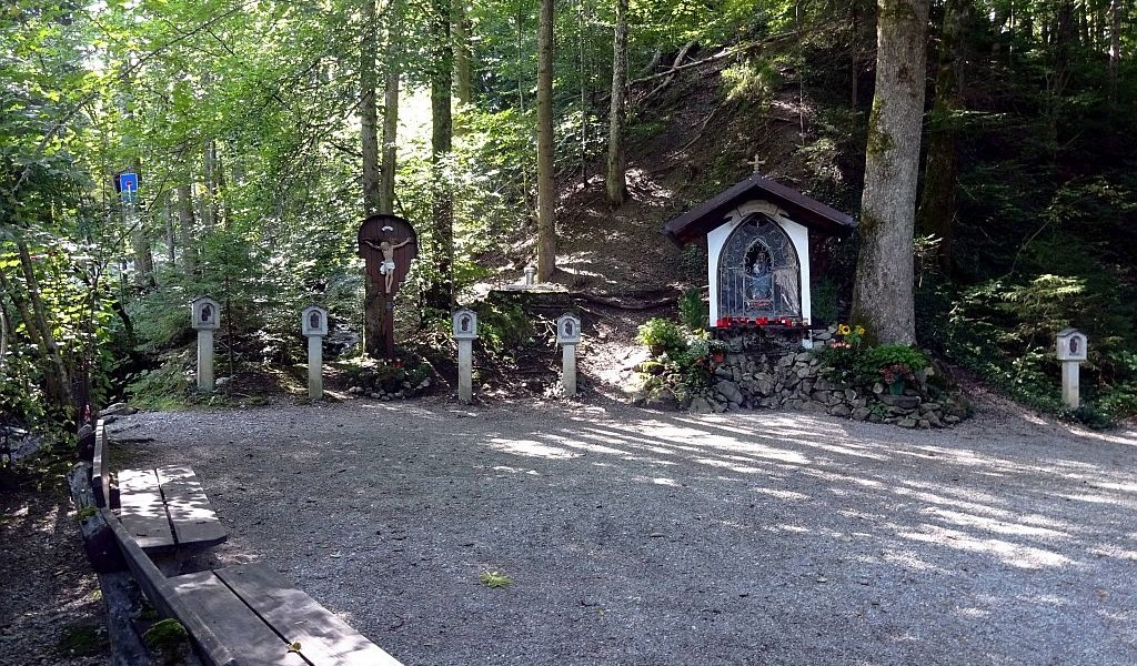 Kapelle Mariabrunn am Ausgangspunkt, © Gästeinformation Benediktbeuern