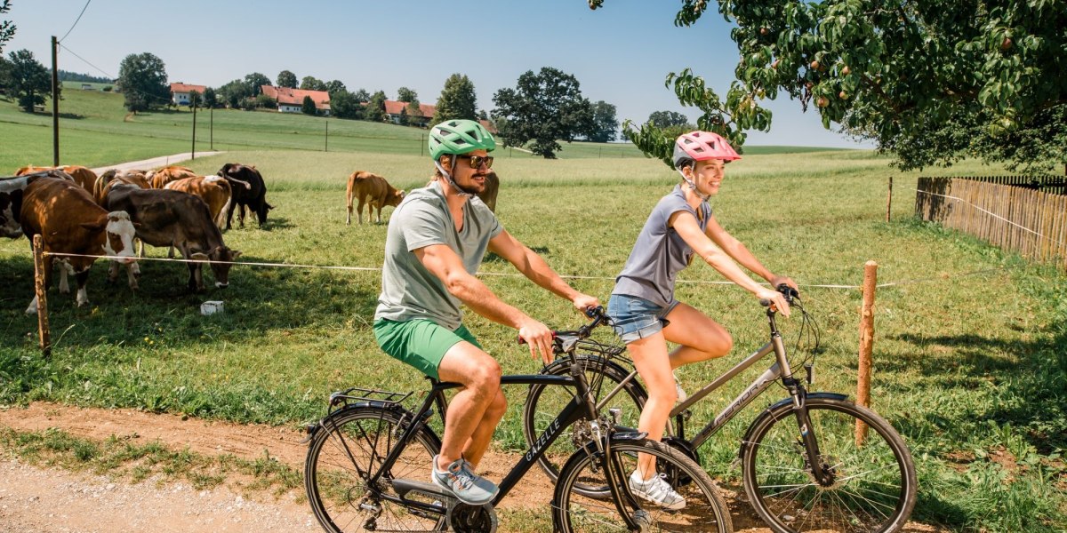 Radeln vorbei an Weilern und Dörfern., © Unbekannt