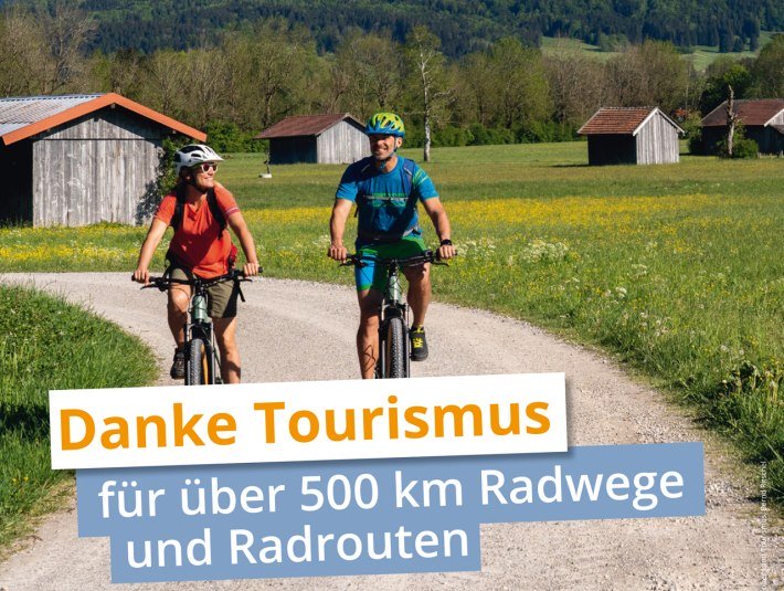 500 km Radwege, © Tölzer Land Tourismus I Bernd Ritschel