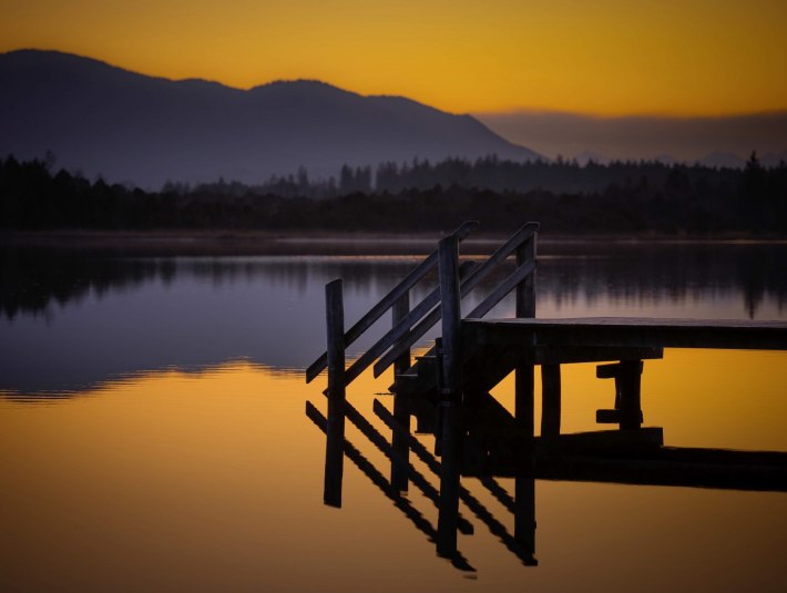 Sonnenuntergang am Kirchsee, © Archiv Tölzer Land Tourismus|Max Gast