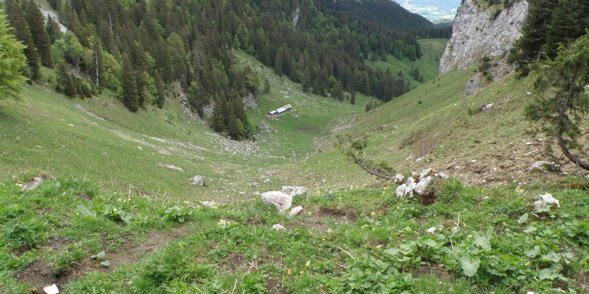 Bratr&ouml;hrl mit Hinterer Krottenalm, &copy; Alpiner Ski-Club